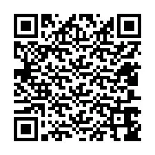 QR kód a telefonszámhoz +12407646818