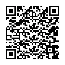 Codice QR per il numero di telefono +12407646821