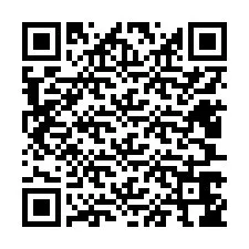 Código QR para número de teléfono +12407646822