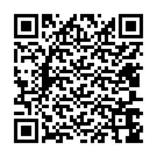 Código QR para número de teléfono +12407646906