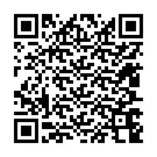 Kode QR untuk nomor Telepon +12407648161