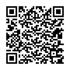 Kode QR untuk nomor Telepon +12407705645