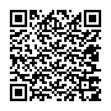 QR Code สำหรับหมายเลขโทรศัพท์ +12407705838