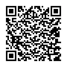 Código QR para número de teléfono +12407706219