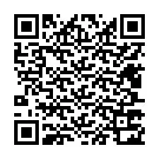 QR-Code für Telefonnummer +12407722862