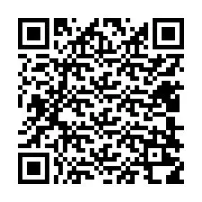 Código QR para número de telefone +12408218206