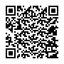 Código QR para número de teléfono +12408303787