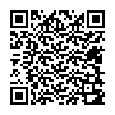 Codice QR per il numero di telefono +12408382027