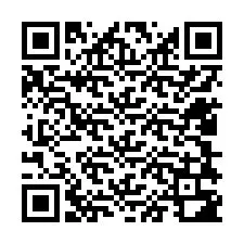 Kode QR untuk nomor Telepon +12408382028