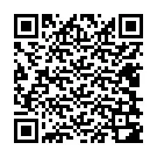 Kode QR untuk nomor Telepon +12408382032