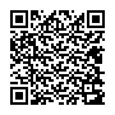 QR-code voor telefoonnummer +12408383962