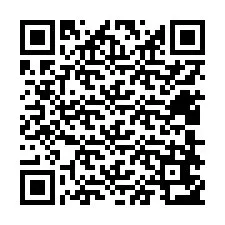 QR-код для номера телефона +12408653213