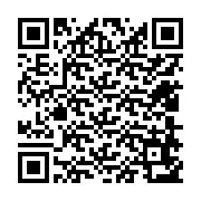 Kode QR untuk nomor Telepon +12408653419