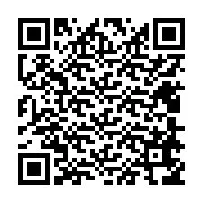 QR-koodi puhelinnumerolle +12408656912