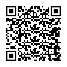 電話番号のQRコード +12408657835