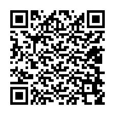 QR-code voor telefoonnummer +12408658439