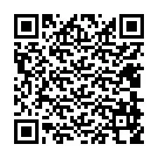 Codice QR per il numero di telefono +12408958502