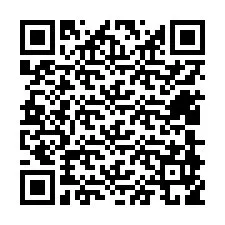 電話番号のQRコード +12408959117