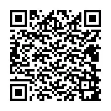 QR Code pour le numéro de téléphone +12408981222