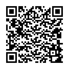 QR-Code für Telefonnummer +12408982504
