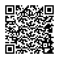 QR Code สำหรับหมายเลขโทรศัพท์ +12408982568