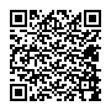 Código QR para número de teléfono +12408984977