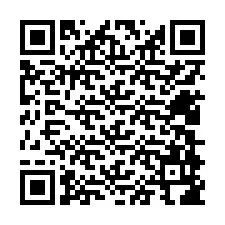 Código QR para número de telefone +12408986573