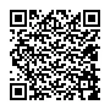 Código QR para número de teléfono +12408986749