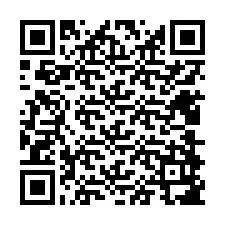 Codice QR per il numero di telefono +12408987282