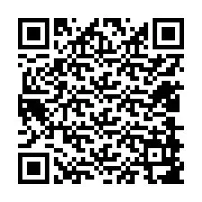 Codice QR per il numero di telefono +12408987489