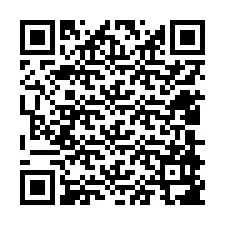 QR-code voor telefoonnummer +12408987958