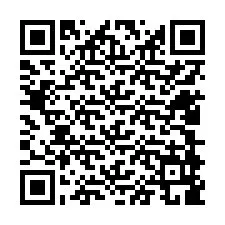 Codice QR per il numero di telefono +12408989428