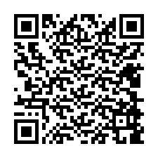 QR-Code für Telefonnummer +12408989922