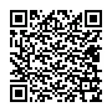 QR-код для номера телефона +12409124476