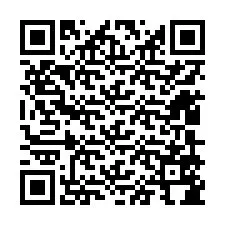 QR код за телефонен номер +12409584955