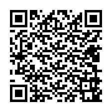 Código QR para número de telefone +12409941836