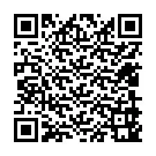 Codice QR per il numero di telefono +12409941849