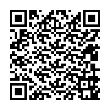 QR-Code für Telefonnummer +12409941850