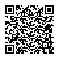 QR Code pour le numéro de téléphone +12409948357