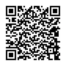 QR-code voor telefoonnummer +12409948364