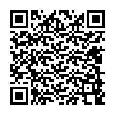 Kode QR untuk nomor Telepon +12409948366