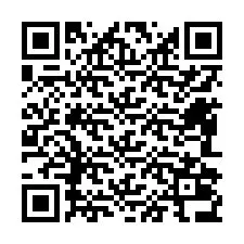 電話番号のQRコード +12482036107