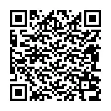 QR код за телефонен номер +12482036544