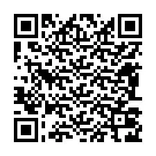 QR Code สำหรับหมายเลขโทรศัพท์ +12483026164