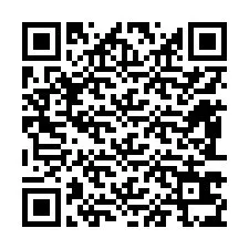 Código QR para número de teléfono +12483635491