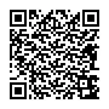 QR-Code für Telefonnummer +12483643446