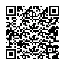 QR Code สำหรับหมายเลขโทรศัพท์ +12483906433