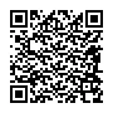 Código QR para número de teléfono +12484178358