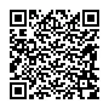 Código QR para número de teléfono +12484204551