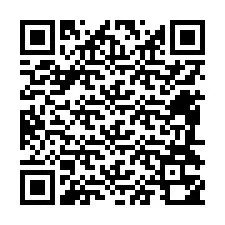 QR-code voor telefoonnummer +12484350353